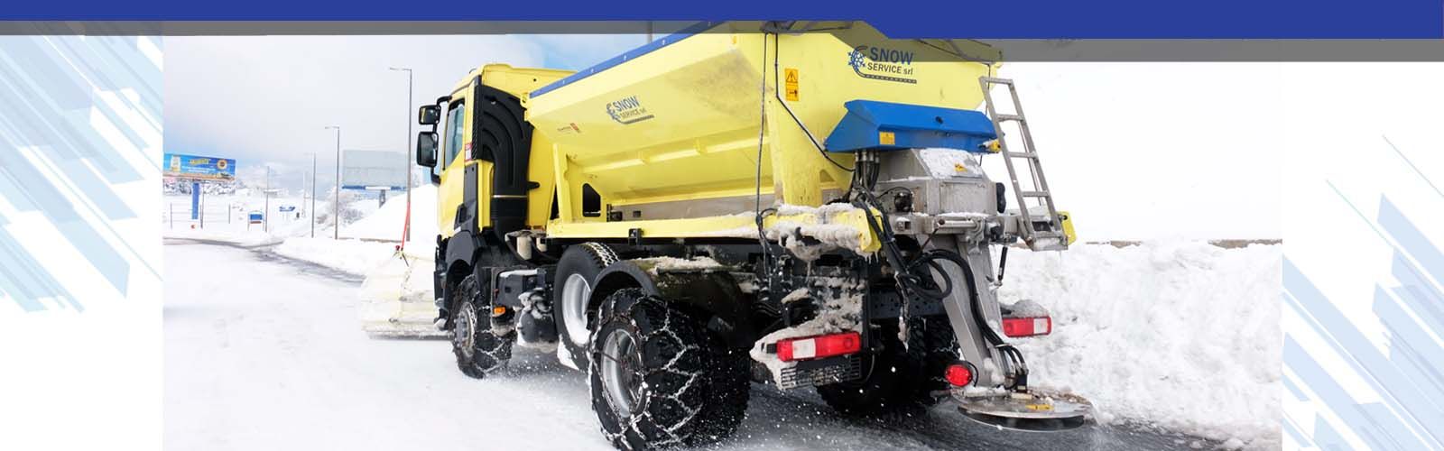 Snow service machines for winter roads and salt spreaders 04