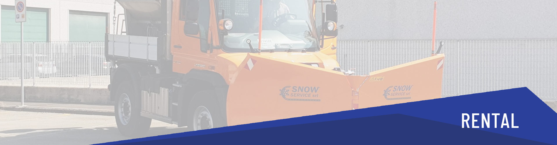 Snow Service Machines on rental