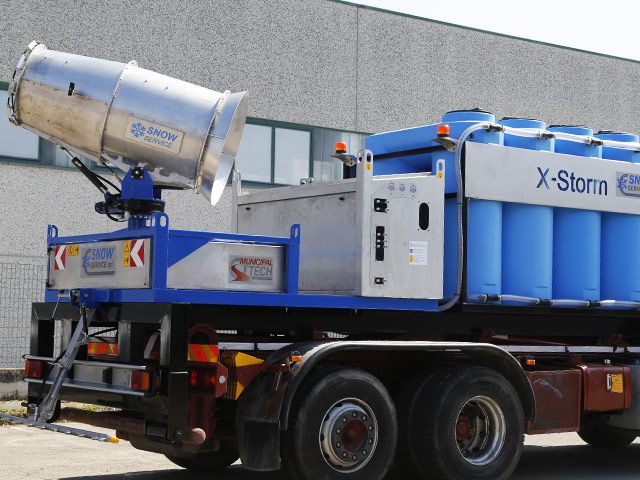 X - STORM - COVID-19 road decontamination, sanitizing and dust suppression equipment for large sized vehicles 